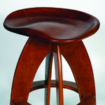 Cherry Counter Stool by Michael Childs