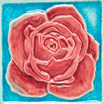 Rose Tiles By  Sue Barry