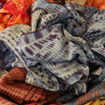 Hand dyed Silk Scarves
