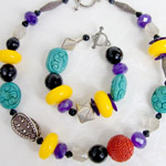 Multi gemstone bracelet From M3 Collections