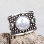 Pearl Ring by Savannah Design Studio