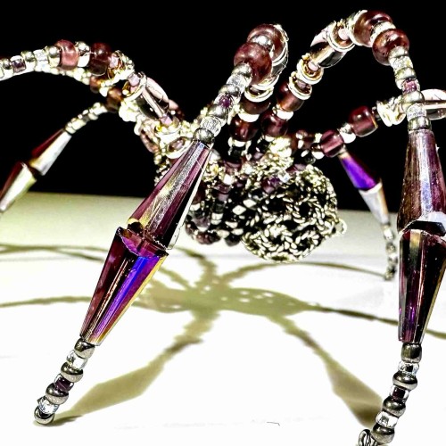 One of a Kindness Beaded Spiders