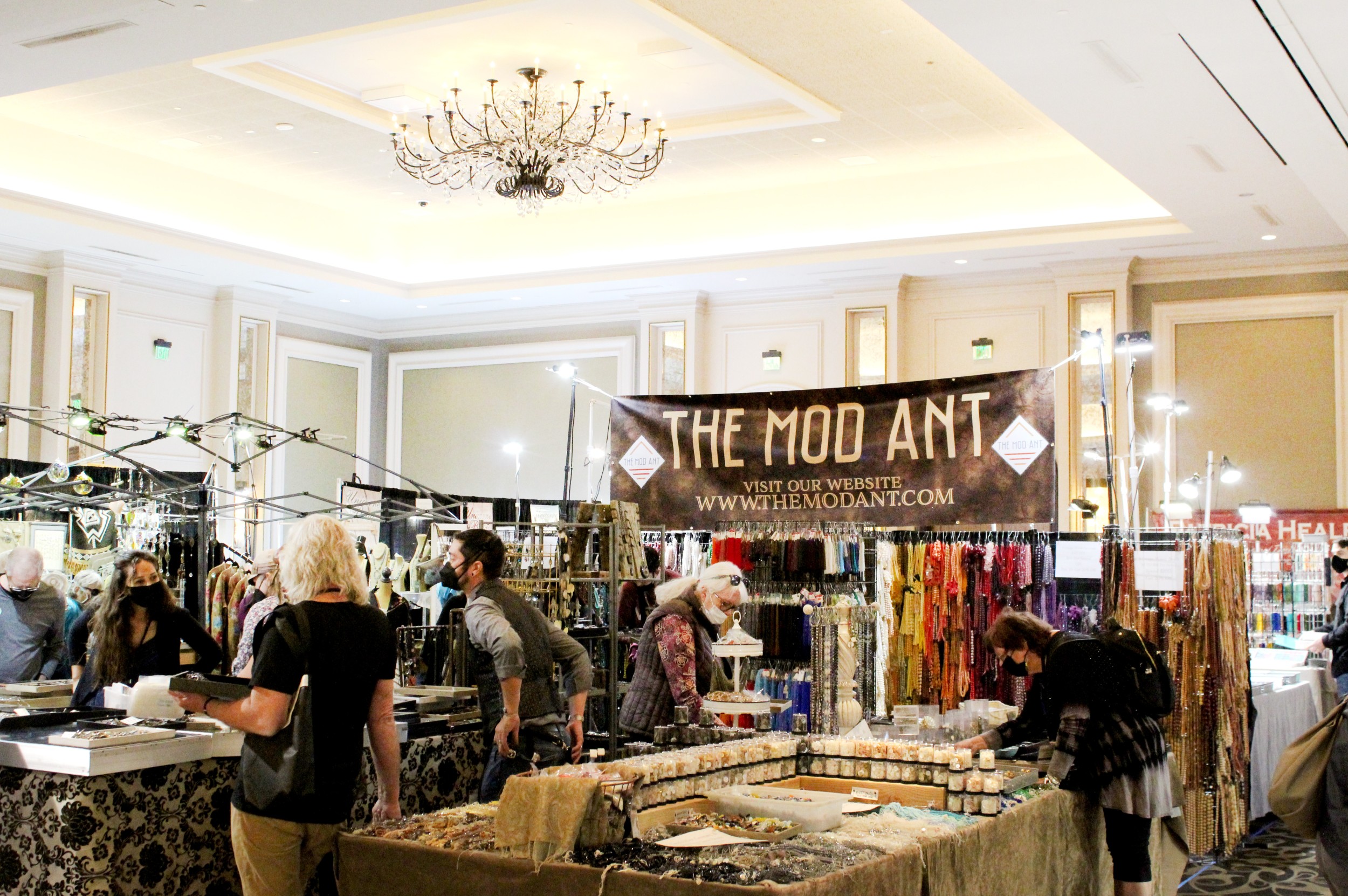 Artisan work at a Garan-Beadagio show