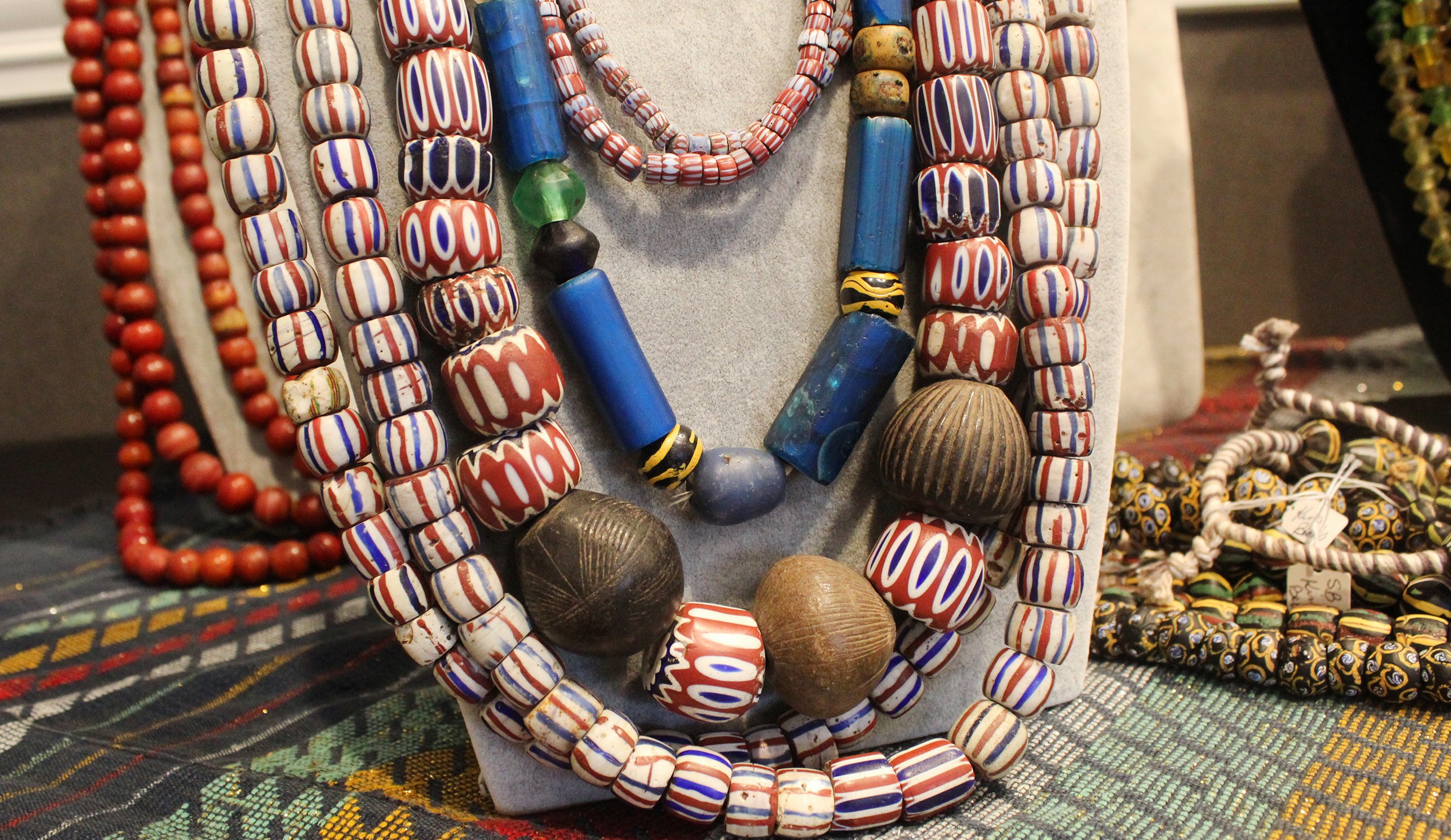 Artisan work at a Garan-Beadagio show