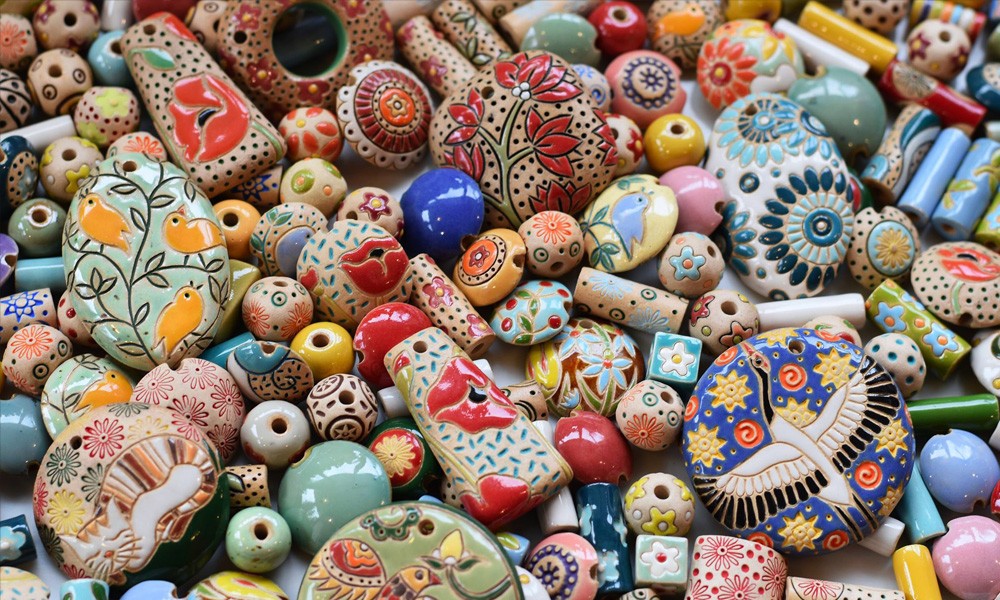 Ceramic Beads by Golem Design Studio
